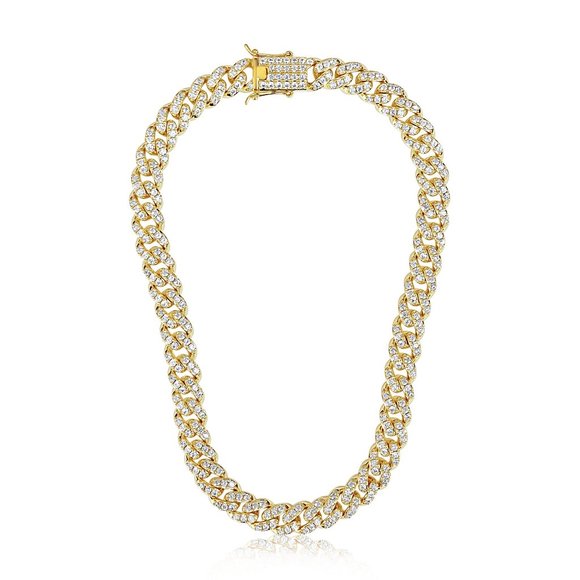 10 MM Gold Micro Cuban Link - Picture 1 of 1